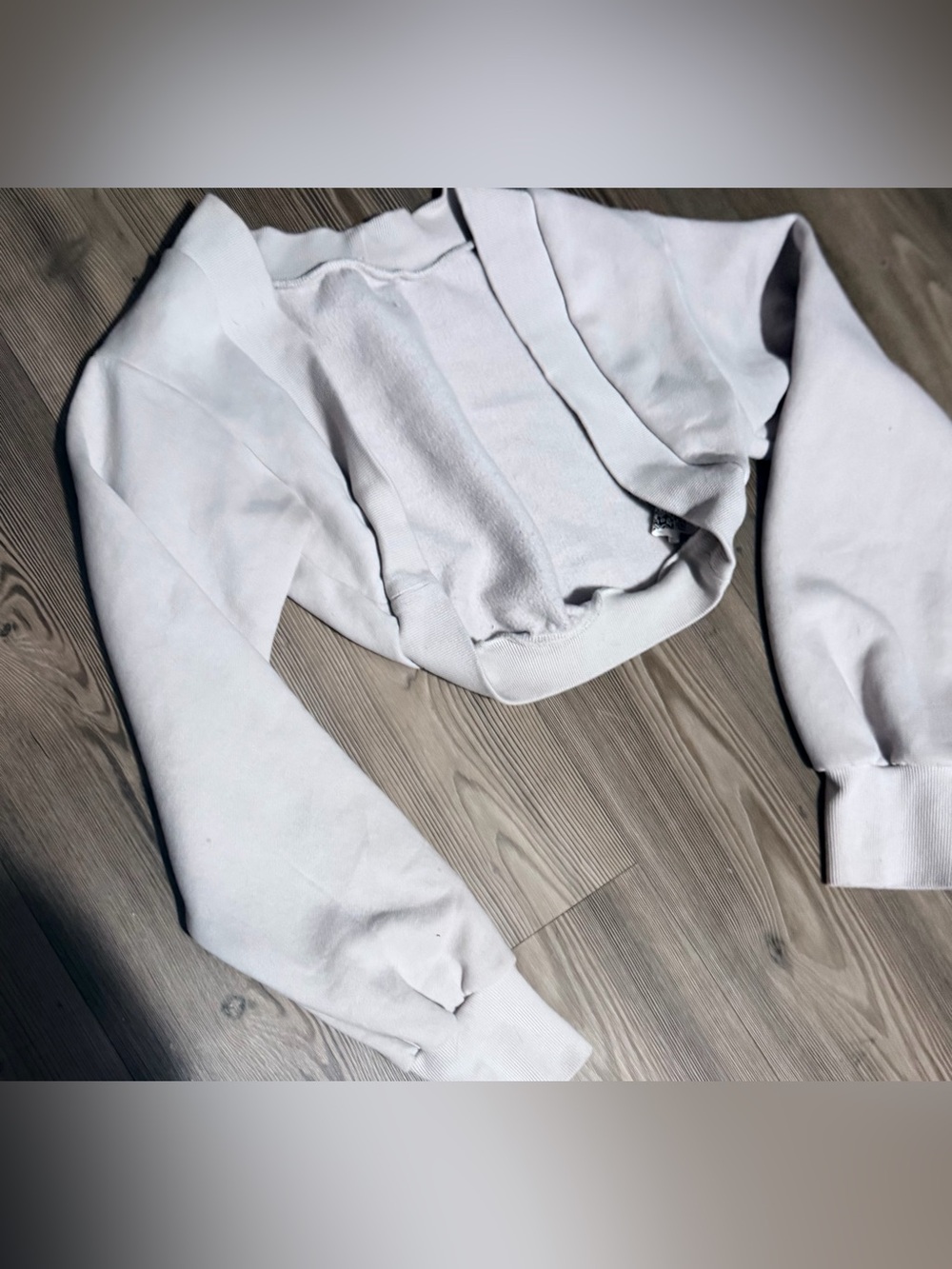 Cropped White Women’s Cardigan Sweater